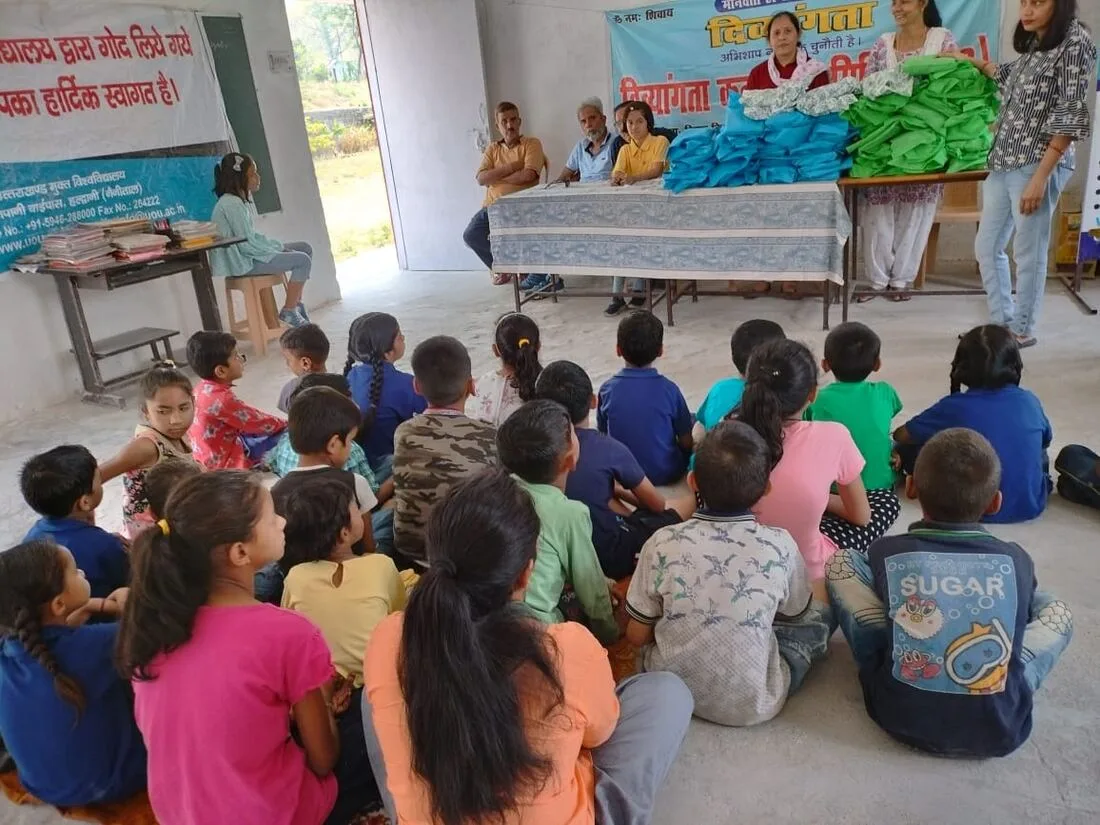 A classroom at Surmount Public School, Basani.